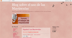 Desktop Screenshot of mayusculas20.blogspot.com