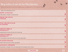 Tablet Screenshot of mayusculas20.blogspot.com