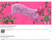 Tablet Screenshot of damseldesigns.blogspot.com