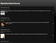 Tablet Screenshot of myitaliansketchbook.blogspot.com