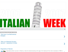 Tablet Screenshot of italianweek2007.blogspot.com