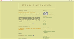 Desktop Screenshot of mazeandmaraca.blogspot.com