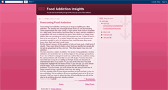 Desktop Screenshot of foodaddictioninsights.blogspot.com