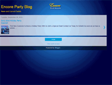 Tablet Screenshot of encoreparty.blogspot.com