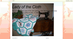 Desktop Screenshot of ladyofmanycloth.blogspot.com