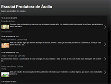 Tablet Screenshot of escutaiaudio.blogspot.com