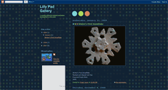 Desktop Screenshot of lillypadgallery.blogspot.com