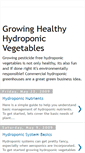 Mobile Screenshot of growinghealthyhydroponicvegetables.blogspot.com