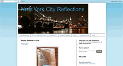 Desktop Screenshot of newyorkcityreflections.blogspot.com