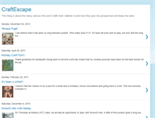 Tablet Screenshot of craftescape.blogspot.com