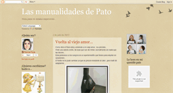 Desktop Screenshot of lasmanualidadesdepato.blogspot.com