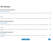 Tablet Screenshot of hotreceipe.blogspot.com