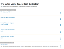 Tablet Screenshot of ebooksjulesverne.blogspot.com