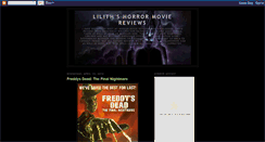 Desktop Screenshot of lilith-horrormoviereviews.blogspot.com