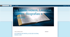 Desktop Screenshot of bibliolecturavisual.blogspot.com