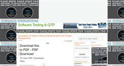 Desktop Screenshot of aboutqtp10.blogspot.com