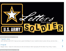 Tablet Screenshot of lettersfromoursoldier.blogspot.com