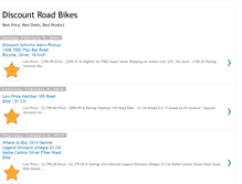 Tablet Screenshot of discountroadbikes.blogspot.com