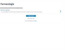 Tablet Screenshot of farmacologia1.blogspot.com