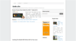 Desktop Screenshot of kindle-afire.blogspot.com