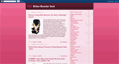 Desktop Screenshot of britax-booster-seat.blogspot.com