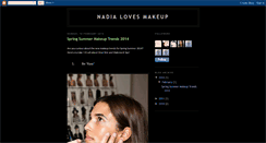 Desktop Screenshot of nadialovesmakeup.blogspot.com