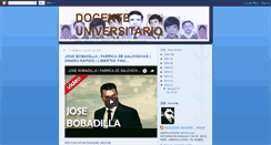 Desktop Screenshot of docenteuniversitario.blogspot.com