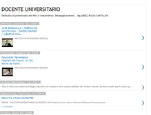 Tablet Screenshot of docenteuniversitario.blogspot.com