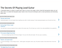 Tablet Screenshot of lead-guitar-secrets.blogspot.com