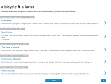 Tablet Screenshot of bicyclelariat.blogspot.com