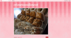 Desktop Screenshot of crimetcondiment.blogspot.com