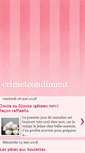 Mobile Screenshot of crimetcondiment.blogspot.com