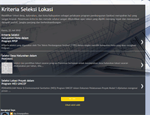 Tablet Screenshot of kriteriaseleksilokasi.blogspot.com