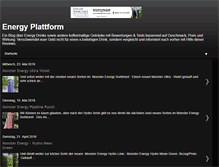 Tablet Screenshot of energy-plattform.blogspot.com