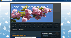 Desktop Screenshot of concursuriinternationale.blogspot.com