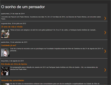 Tablet Screenshot of osonhodeumpensador.blogspot.com