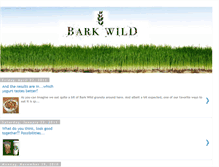 Tablet Screenshot of barkwild.blogspot.com