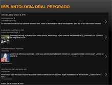 Tablet Screenshot of implantologiausspregrado.blogspot.com