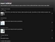 Tablet Screenshot of maviistiklal.blogspot.com