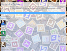 Tablet Screenshot of fightingforzachary.blogspot.com