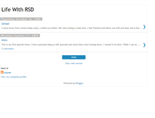 Tablet Screenshot of lifewithrsd-crps.blogspot.com