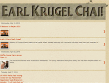 Tablet Screenshot of earlkrugel.blogspot.com