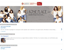 Tablet Screenshot of melroseplacefans.blogspot.com