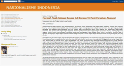Desktop Screenshot of nasionalismeindonesia.blogspot.com