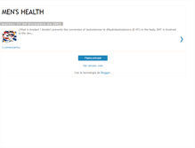 Tablet Screenshot of menshealthdrugs.blogspot.com