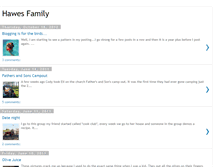 Tablet Screenshot of hawesfam.blogspot.com