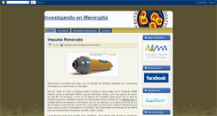 Desktop Screenshot of investigandoenmeningitis.blogspot.com