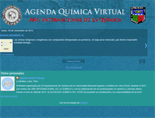 Tablet Screenshot of agendaquimica.blogspot.com