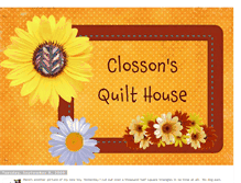 Tablet Screenshot of clossonsquilthouse.blogspot.com