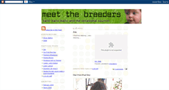 Desktop Screenshot of meetthebreeders.blogspot.com